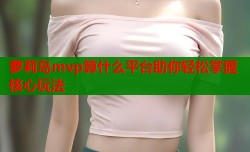 萝莉岛mvp算什么平台助你轻松掌握核心玩法