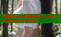 美国萝莉岛中国明星揭秘平台 直击名单真相与权力交换功能