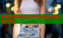 萝莉岛事件审判全记录平台揭秘真相与判决详情