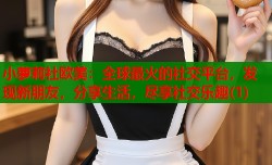 小萝莉社欧美：全球最火的社交平台，发现新朋友，分享生活，尽享社交乐趣(1)