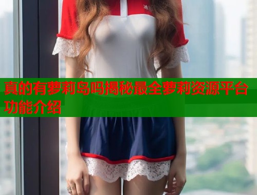 真的有萝莉岛吗揭秘最全萝莉资源平台功能介绍  第2张